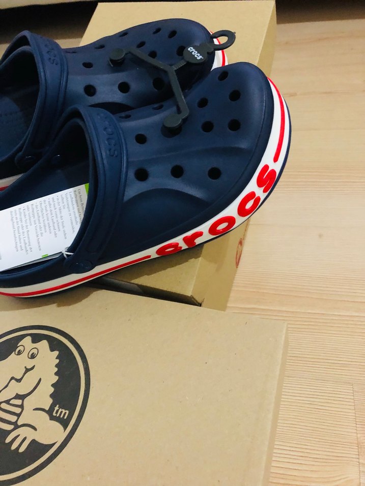 Erkek Lacivert Crocs Spor Sandalet - Görsel 3