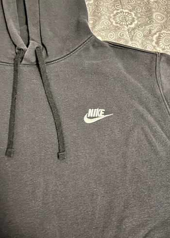 l Beden Nike Siyah Kapüşonlu Sweatshirt