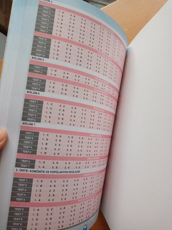 11. Sınıf Biyoloji  Soru Bankası - Görsel 3