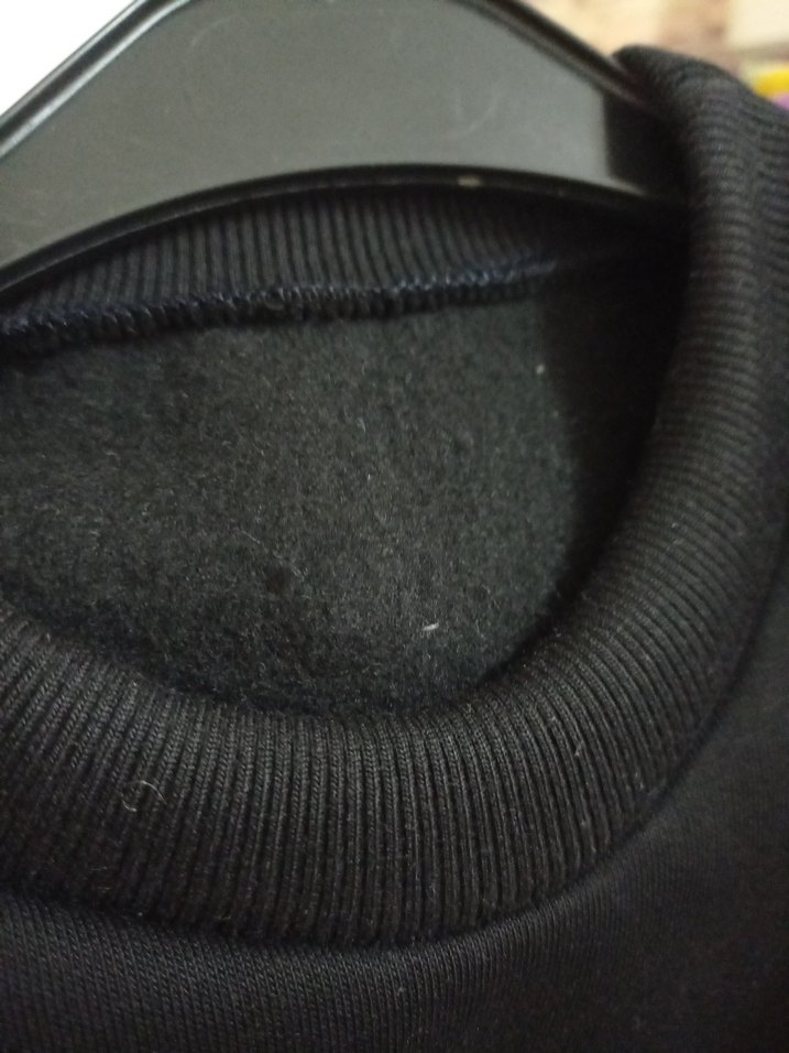 Siyah Kadın Basic Sweatshirt - Görsel 3