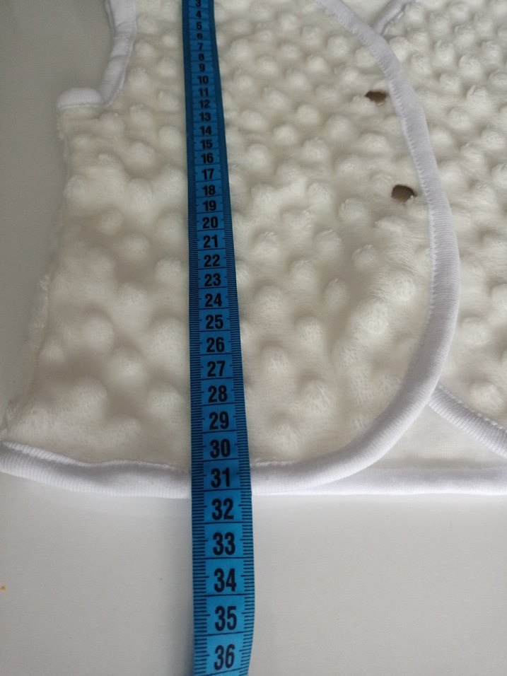 Kız Çocuk Beyaz çıtçıtlı Yelek - Görsel 5