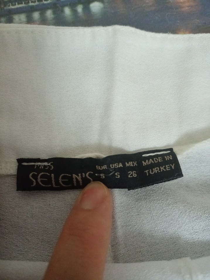 Kadın Beyaz Uzun Regular Fit Kumaş Pantolon - Görsel 4