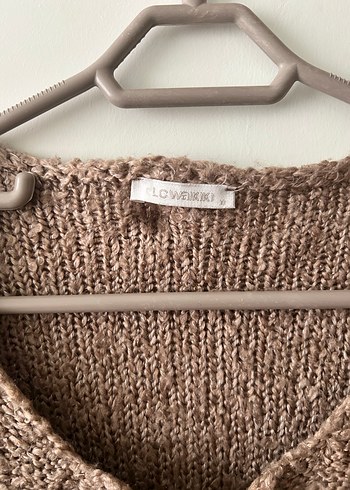 Bej Triko Midi Hırka, Uzun Kollu, Basic - Görsel 2