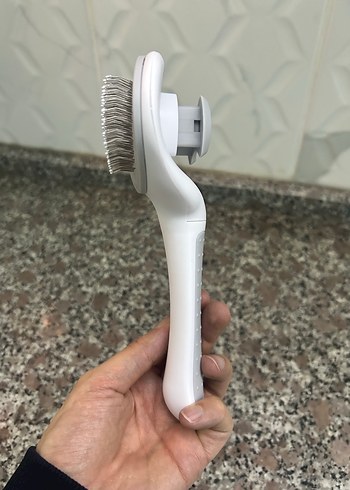 Gri Tüy Toplayıcı Kedi Tarağı - Görsel 3