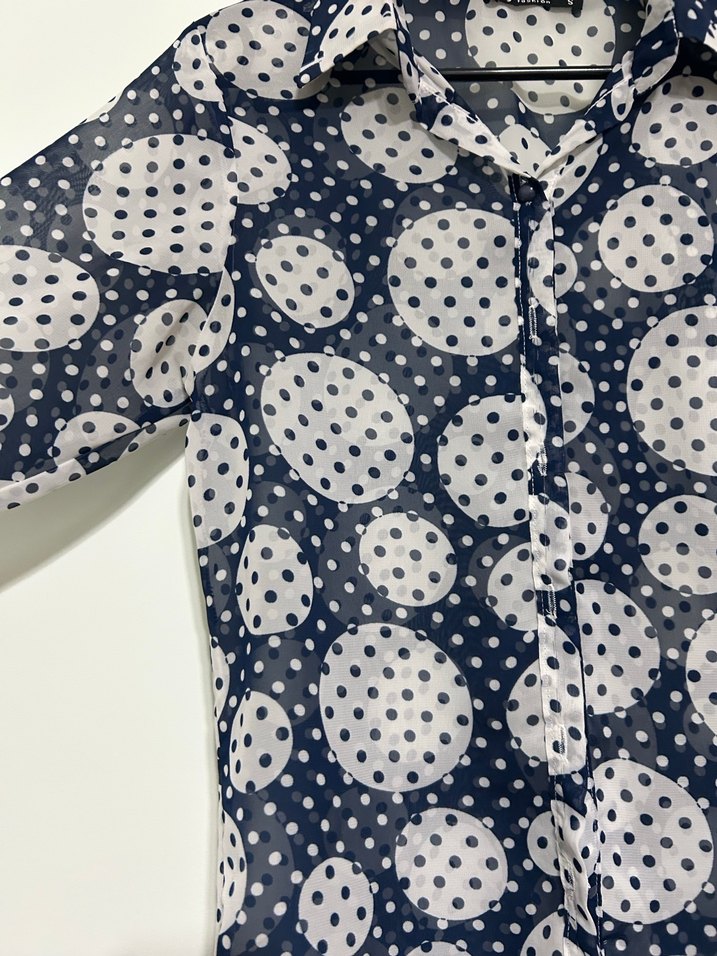 Puantiyeli gömlek - Görsel 2