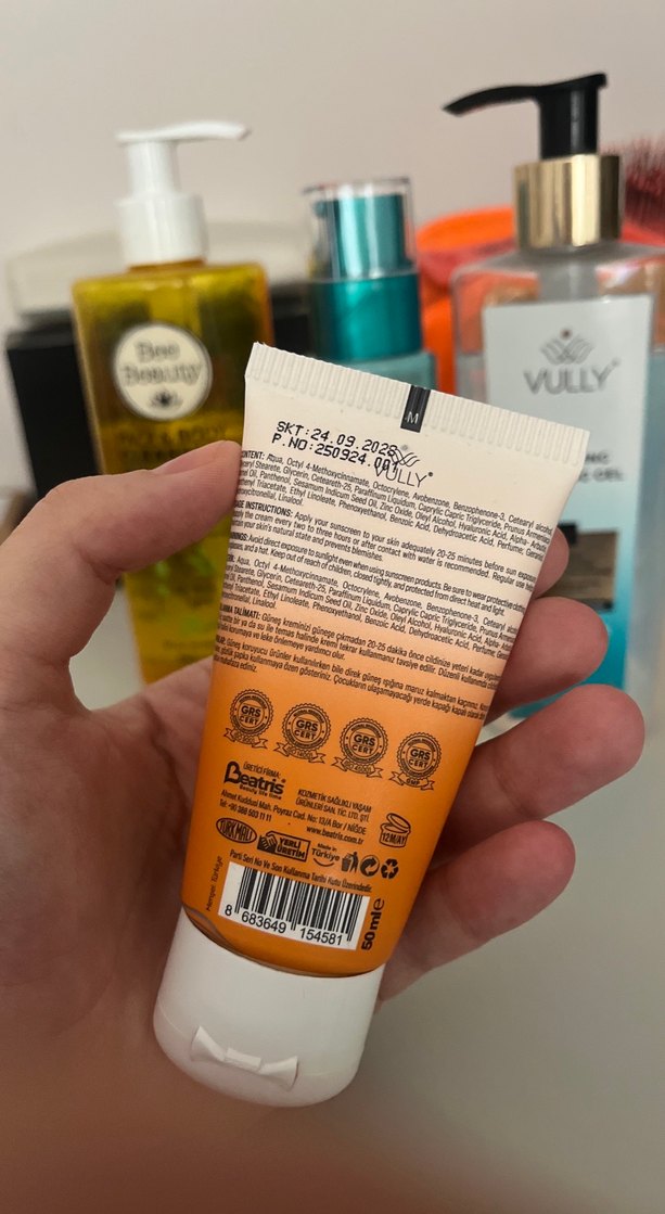 Vully SPF 50+ Güneş Kremi Yüz ve Vücut - Görsel 2