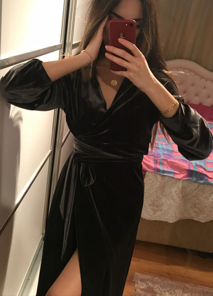 Kadife elbise
