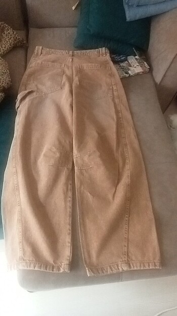 l Beden camel Renk kot pantolon