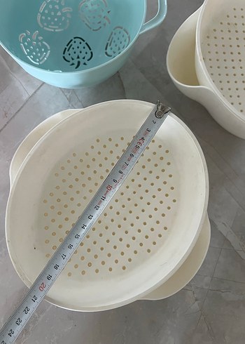 Beden çeşitli Renk Pastel Renkli Plastik Süzgeç Seti