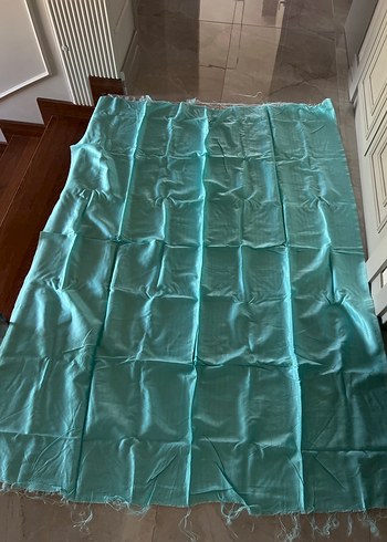 140-180 Parlak Turkuaz balıksırtı desen saten kumaş - Görsel 7