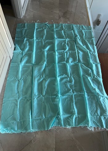 140-180 Parlak Turkuaz balıksırtı desen saten kumaş - Görsel 2