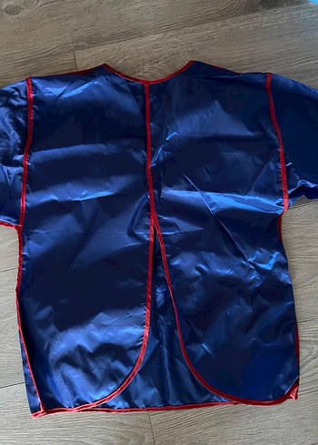 Koyu Mavi çocuk boyama Kollu Önlük - Görsel 4