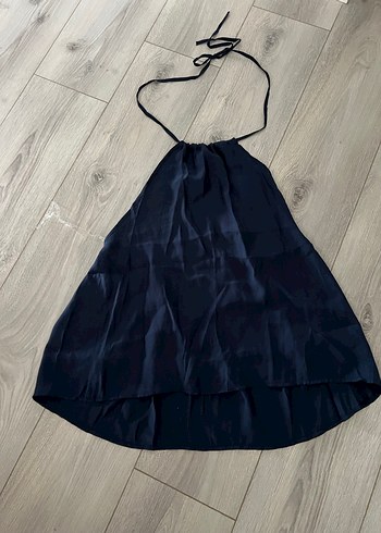 Boyundan bağlamalı, sırt dekolteli bluz - Görsel 9