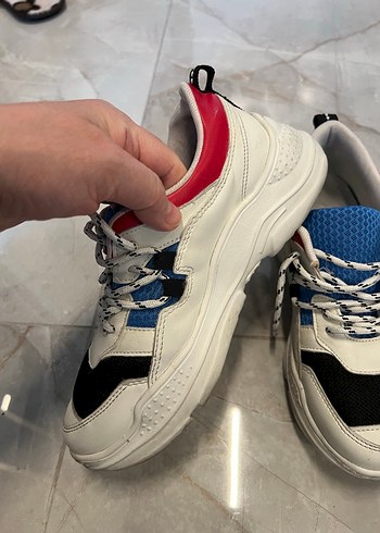 35 -36 Bağcıklı Spor Sneakers - Görsel 4