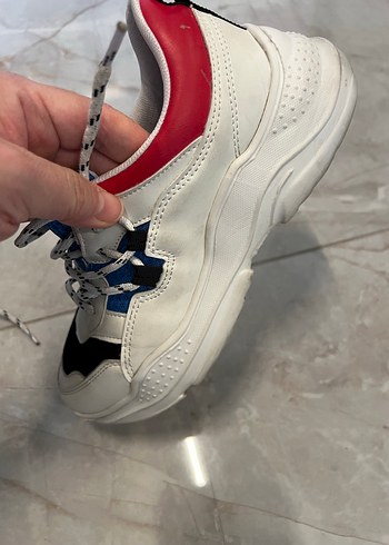 35 -36 Bağcıklı Spor Sneakers - Görsel 9