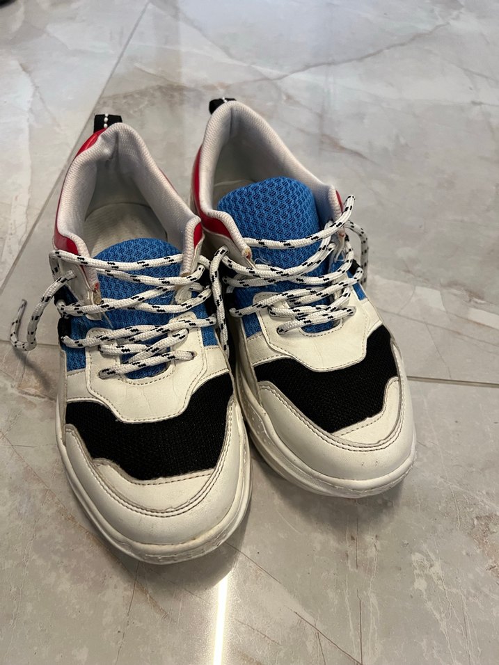 35 -36 Bağcıklı Spor Sneakers - Görsel 2