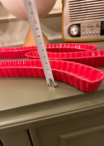 3 adet seramik çerezlik - Görsel 6