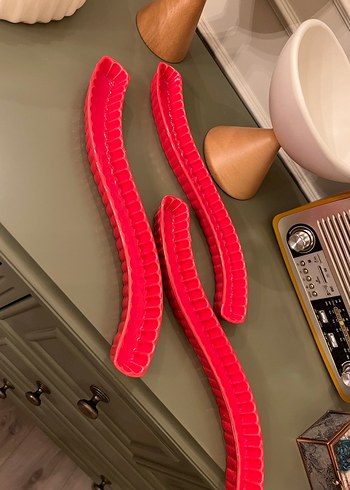 3 adet seramik çerezlik - Görsel 3