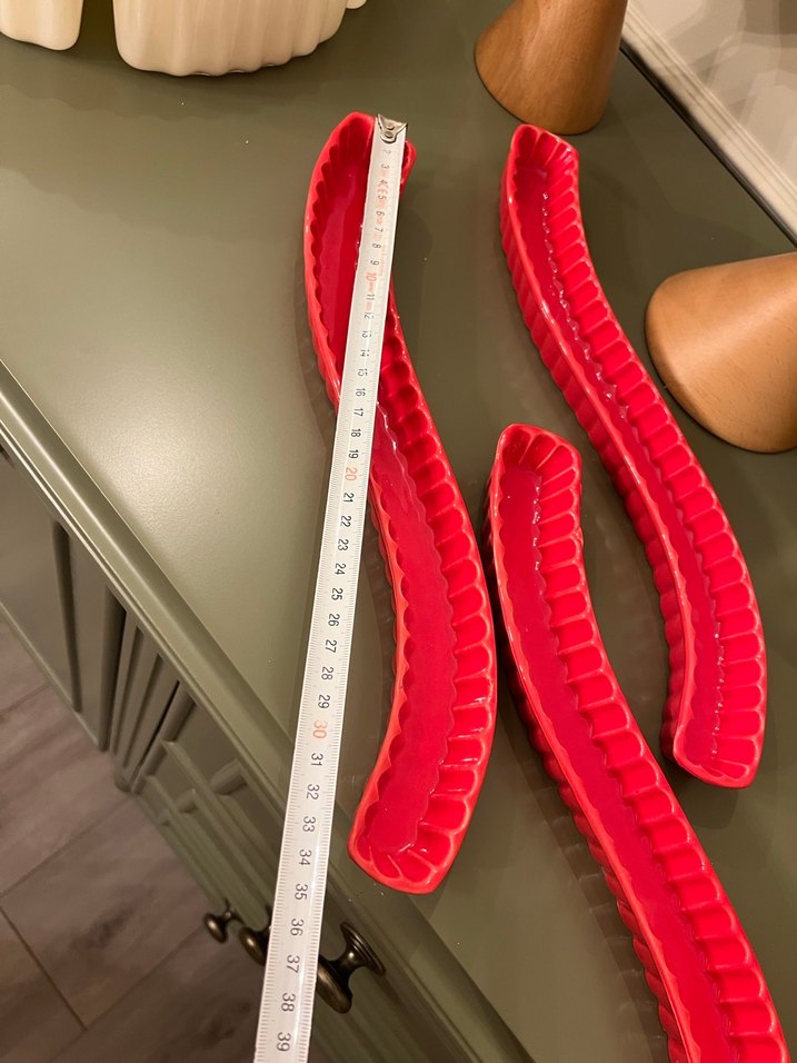 3 adet seramik çerezlik - Görsel 5