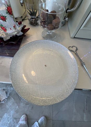 Gri Doku Desenli Cam iki katlı kurabiyelik - Görsel 4