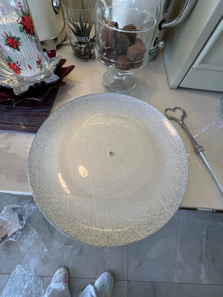 Gri Doku Desenli Cam iki katlı kurabiyelik - Görsel 4