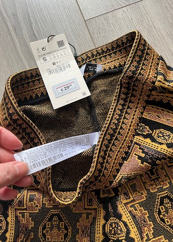 Pek Zara triko pantolon, Desenli Bohem Örgü Kadın Pantolon - Görsel 5