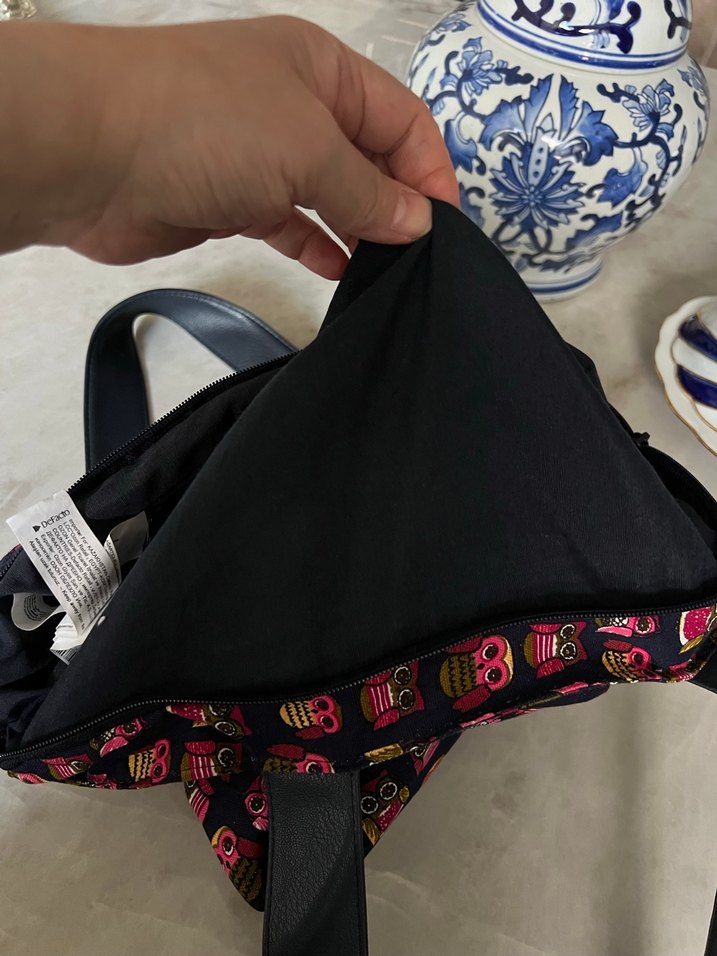 Bohem Çok Renkli Desenli Fermuarlı Kadın Çanta - Görsel 2