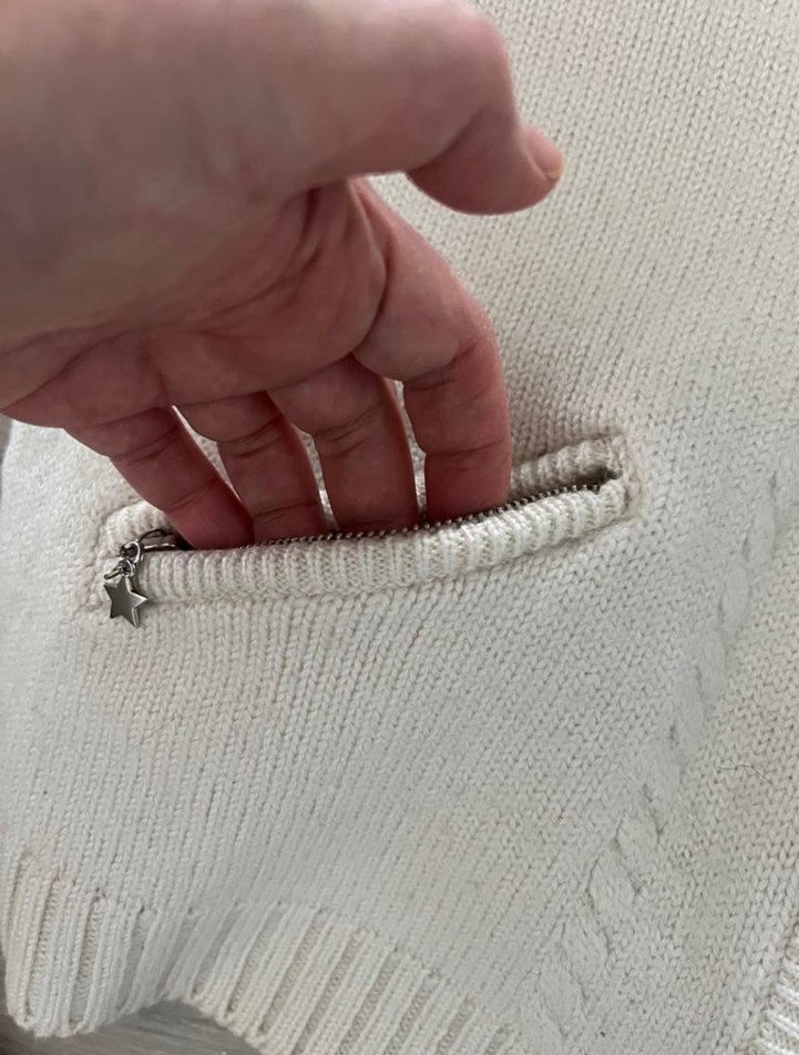 Coquette Kapüşonlu yünörgü  Triko Hırka - Görsel 5