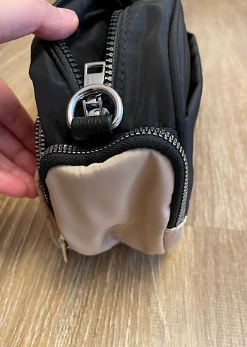 Bej Kadın Bel ve Çapraz Askılı Çanta - Görsel 5