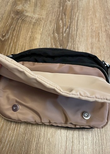 Bej Kadın Bel ve Çapraz Askılı Çanta - Görsel 9