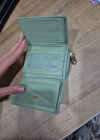 Tokalı yeşil Desenli Kadın Cüzdanı - Görsel 3