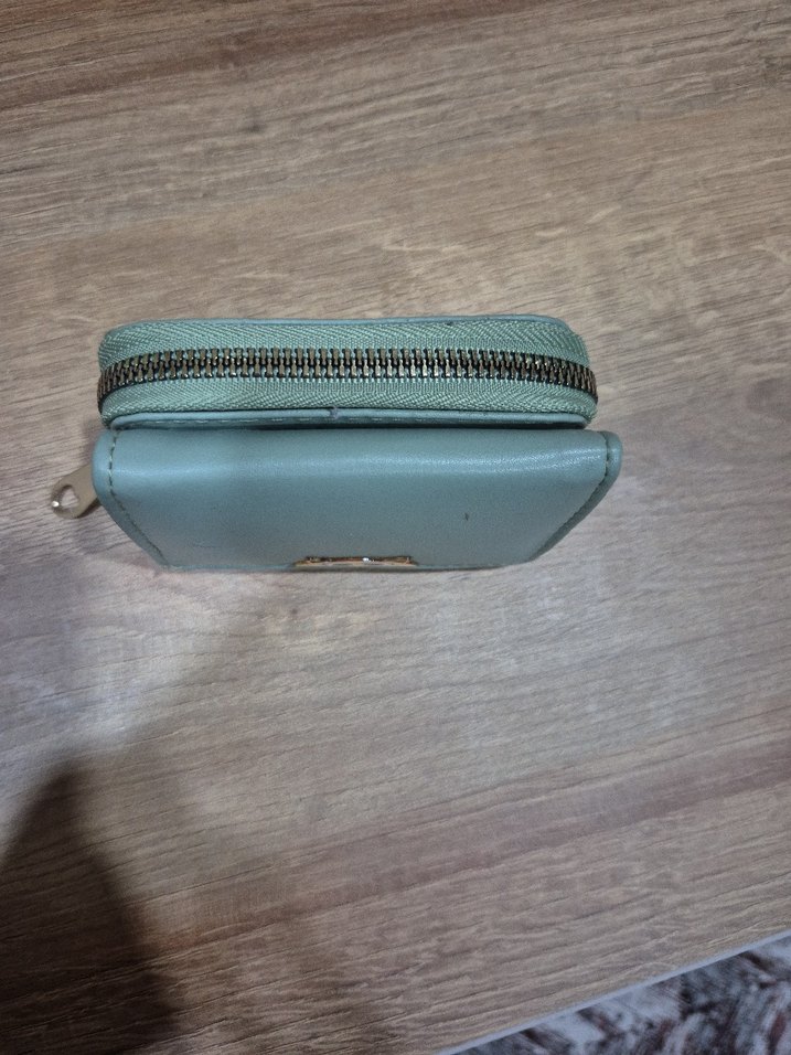 Tokalı yeşil Desenli Kadın Cüzdanı - Görsel 2