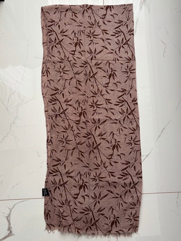 Bej Kadın Bohem Desenli Şal - Görsel 2