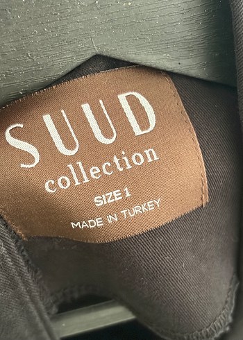 Siyah Kemerli Kolsuz Uzun Kadın Trençkot - Görsel 2