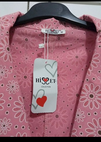 Trendyol & Milla Pembe Desenli Kadın Midi Blazer