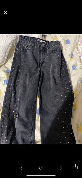 xs Beden Zara taşlı jean