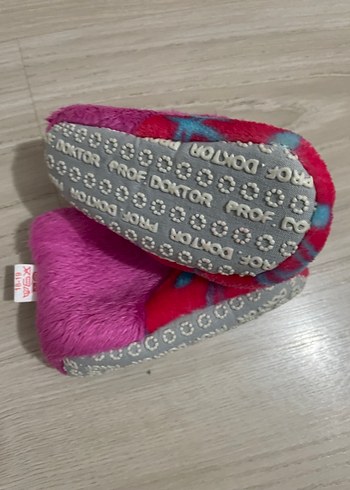 Kızlar için Renkli Peluş Ev Terliği - Görsel 3