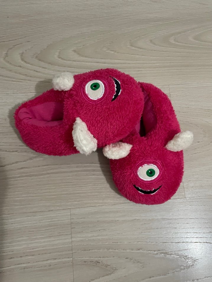 Kız Çocuk Pembe Sıcak Ev Terliği - Görsel 2