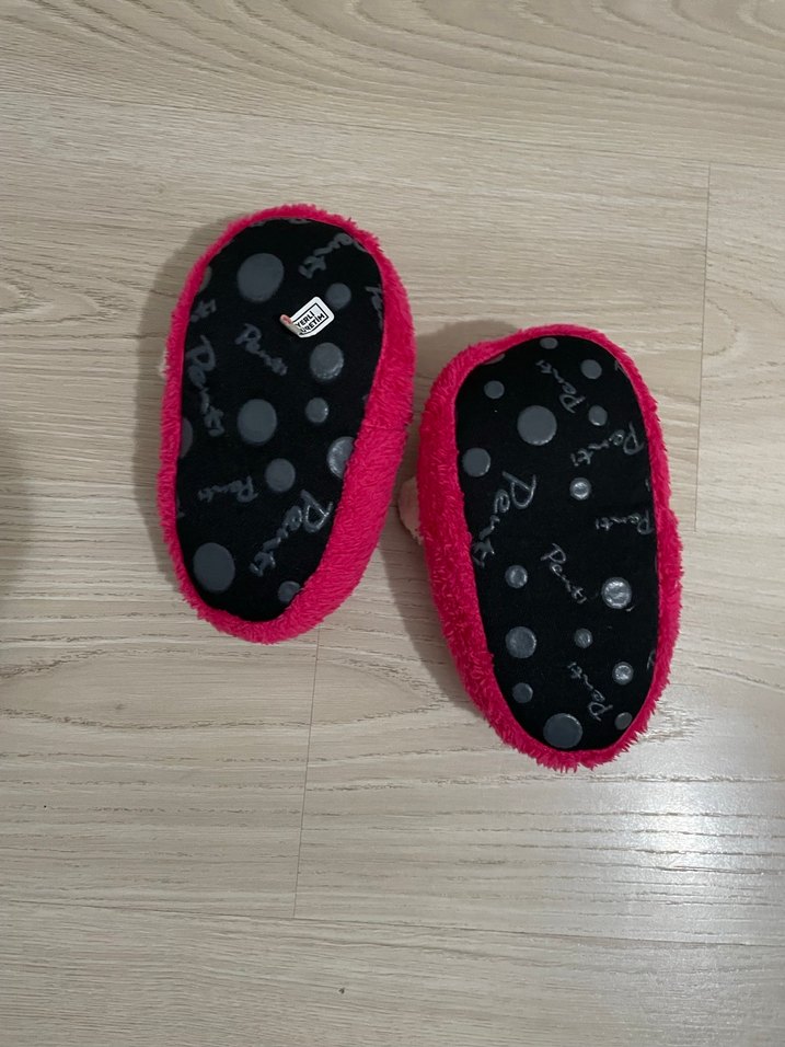 Kız Çocuk Pembe Sıcak Ev Terliği - Görsel 3