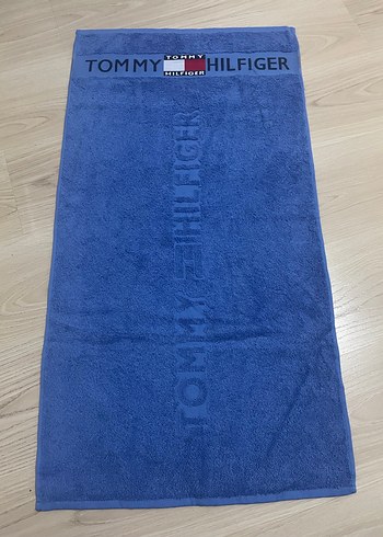 Tommy Hilfiger Mavi Baskılı Havlu - Görsel 6