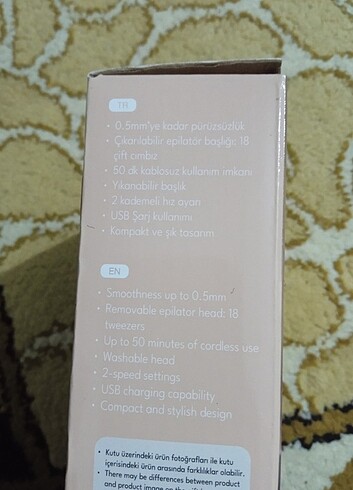 Epilatör tüy makinesi - Görsel 3