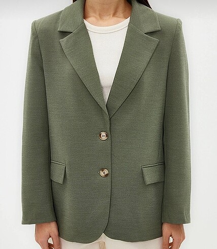 s Beden Regular Astarlı Dokuma Blazer Ceket