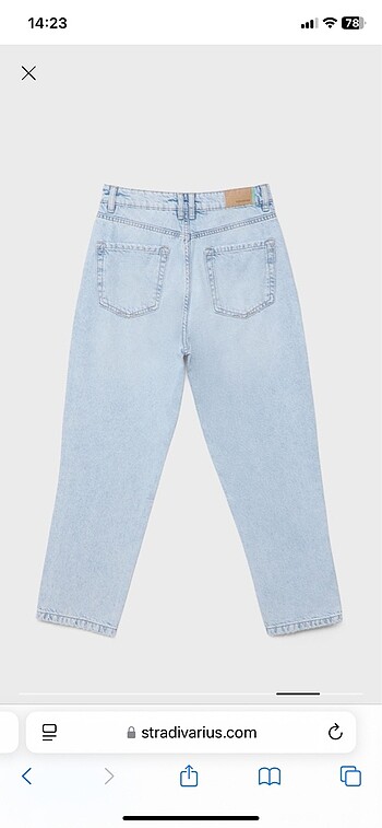 m Beden mavi Renk Mom Jean 1460