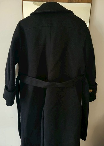 Oversize Uzun Kaşe Kaban - Görsel 2