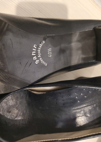 Deri Topuklu Ayakkabı - Görsel 5