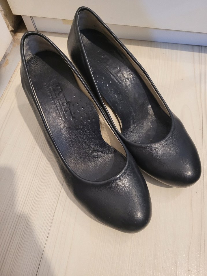 Deri Topuklu Ayakkabı - Görsel 3