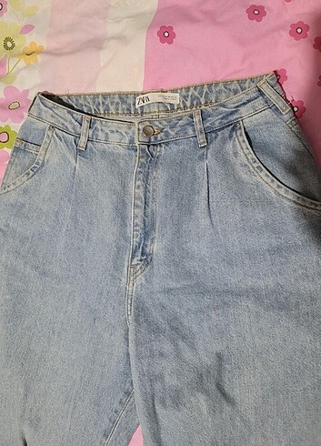 42 Beden mavi Renk Zara Slouchy Balloon Jean