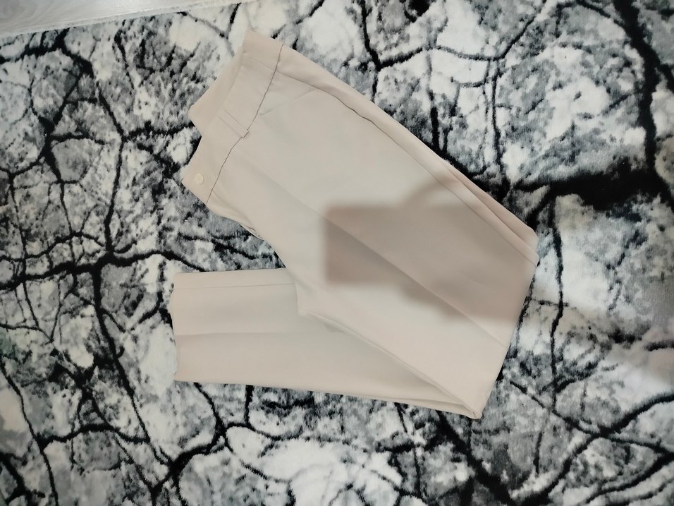 Kadın Bej  Kumaş Pantolon - Görsel 4