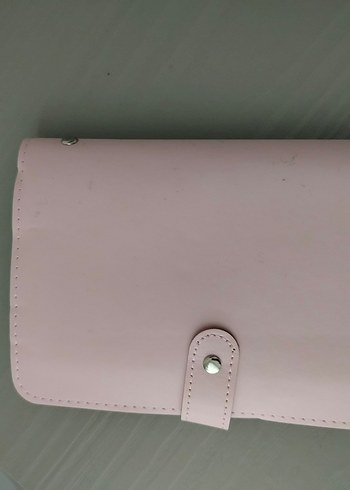 Bej Deri Kadın Cüzdanı - Görsel 4