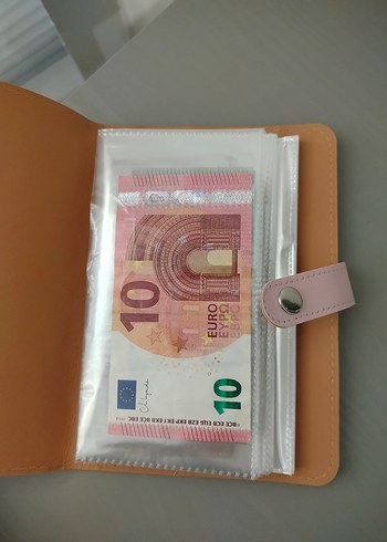 Bej Deri Kadın Cüzdanı - Görsel 2